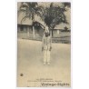 Brazzaville / Congo Francais: Native in Uniform & Pickelhaube with Parade Plume (Vintage PC 1912)