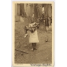 Lambarene: Albert Schweitzer Spital: Doctor Carries Patient (Vintage PC 1910s/1920s)