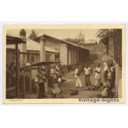 Lambarene: Albert Schweitzer Spital: Conusltation - Patients (Vintage PC 1910s/1920s)
