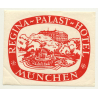 Regina Palast Hotel - München / Germany (Vintage Luggage Label)