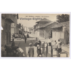Rufisque / Senegal: Rue Faidherbe - Street Scene (Vintage PC 1908)