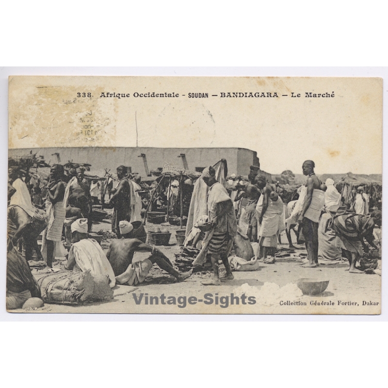 Bandiagara / Soudan: Le Marché / Ethnic (Vintage PC 1907)