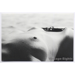 Artistic Erotic Study: Slim Semi Nude Female Sunbathing*3 (Vintage Photo ~1980s/1990s)