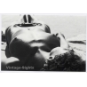 Artistic Erotic Study: Slim Semi Nude Female Sunbathing*4 (Vintage Photo ~1980s/1990s)