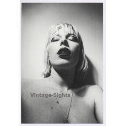 Artistic Erotic Study: Classy Blonde Nude Female*1 (Vintage Photo ~1980s/1990s)