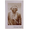 Kenya: Native Kikuyu Girl / Tribal Jewelry - Ethnic (Vintage RPPC 1920s/1930s)
