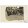 Tripolis?: Colonial Society In Front Of Caffe Orientale? (Vintage RPPC ~1910s)