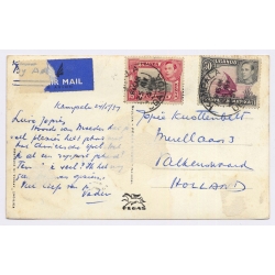 Nairobi / Kenya: Delamere Avenue (Vintage RPPC 1937)