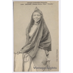 Soudan: Femme Arabe Type Counta / Ethnic Nude - Fortier (Vintage PC ~1910s)