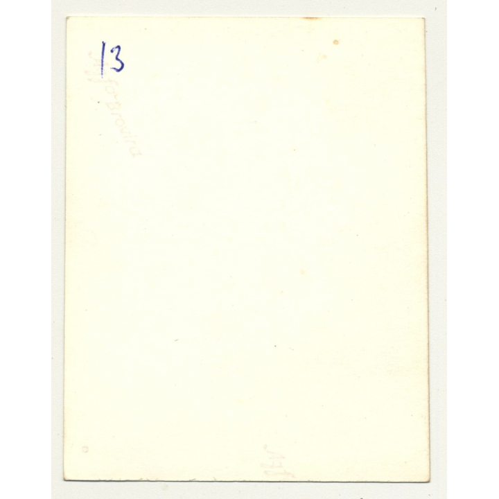 Racy Semi Nude Blonde In Black Lingerie *4 / Armpits (Vintage Photo B/W ~1940s/1950s)