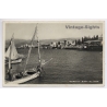 Beirut / Lebanon: Minet El Hosn / Sailing Boat (Vintage RPPC 1933)