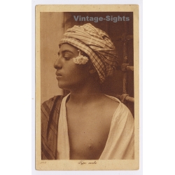 Lehnert & Landrock N°104: Type Arabe / Semi Nude Male - Ethnic (Vintage PC 1910s/1920s)