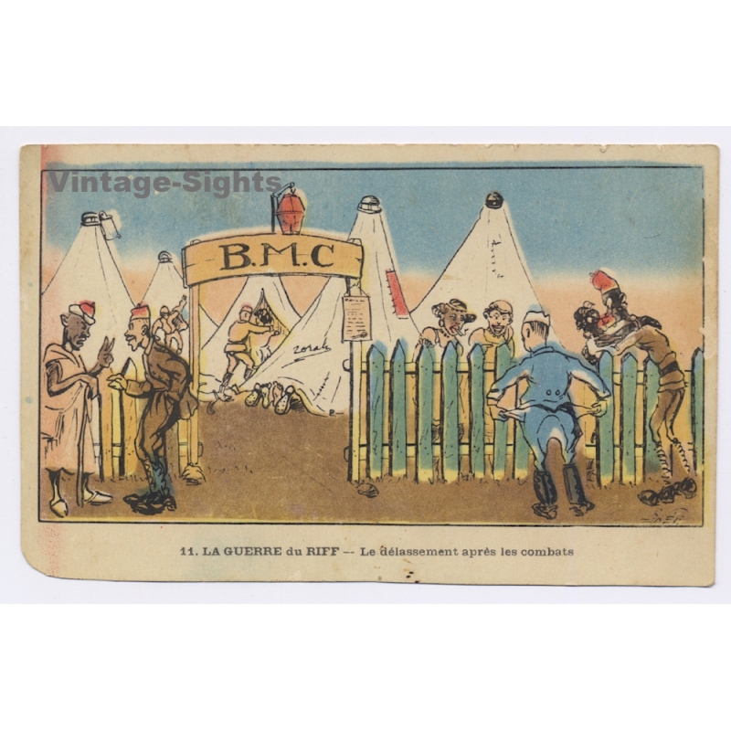La Guerre du Riff: B.M.C. Bordel Militaire de Campagne (Vintage PC 1920s)