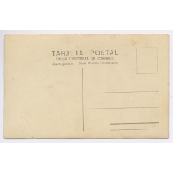 Nice Portrait Of Elder Spanish Man & His Daughter (Vintage RPPC ~1910s/1920s)