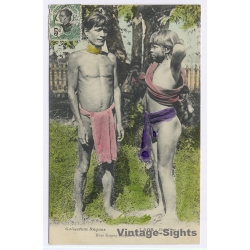 Laos: Natives of the Khas Kaseng People / Ethnic (Vintage PC ~1905)