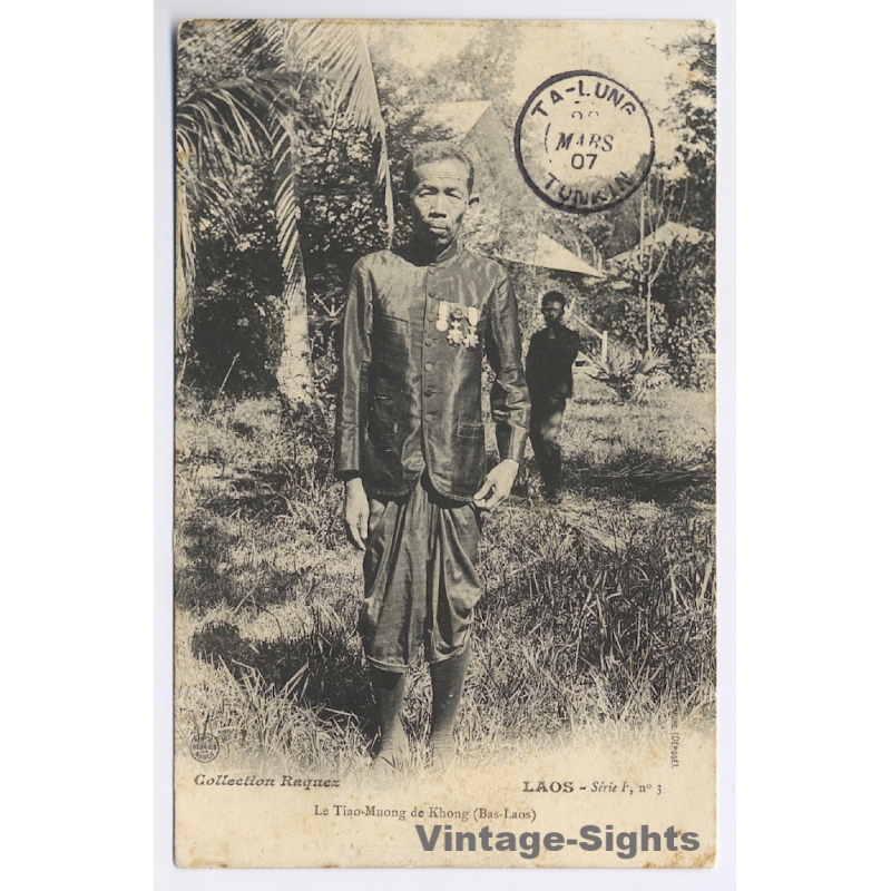 Laos: Le Tiao-Muong de Khong / Raquez - Ethnic (Vintage PC 1907)