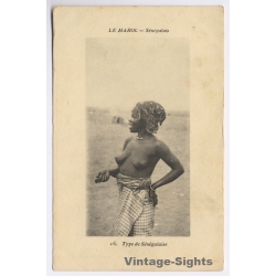 Morocco: Type de Sénégalaise / Ethnic Nude (Vintage PC 1910s)