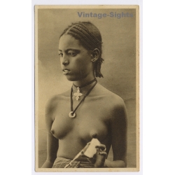 Colonia Eritrea: Costumi Africa Orientale *2 / Ethnic Nude - Traditional Jewelry (Vintage PC 1910s/1920s)