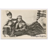 Algeria: Topless Harem Girls *2 / Ethnic Nude - Harem (Vintage RPPC ~1910s)
