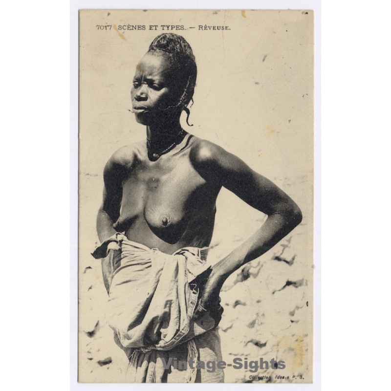 Scènes Et Types: Rêveuse / Ethnic Nude (Vintage PC 1916)