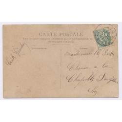 26,Rue de La Roquette / Paris: Maison de Vins-Bouillon Dusch/Dureau (Vintage RPPC 1907)