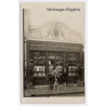 Champagne / France: Restaurant Parisien - Art Nouveau Facade (Vintage RPPC ~1910s/1920s)
