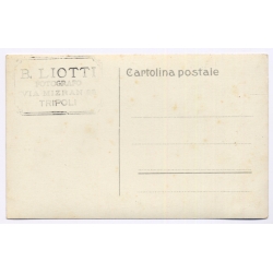 Tripolitana Italiana: Local Woodworkers On Market / B.Liotti (Vintage RPPC ~1910s/1920s)