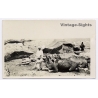 Tripolitana Italiana: Bedouin Camp - Berber - Camels / B.Liotti (Vintage RPPC ~1910s/1920s)