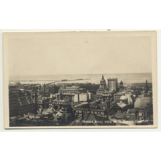 Buenos Aires / Argentina: Vista De La Torres Guemes (Vintage RPPC)