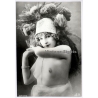 1920s Erotica: Topless Belle Epoque Beauty / Jean Agelou - Risqué (Large Photo Reprint ~ 24x16CM)