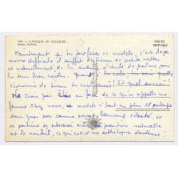 L'Afrique En Couleurs: Jeune Femme / Ethnic Nude (Vintage RPPC ~1940s/1950s)