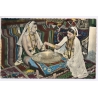 Maghreb: Ouled Naïl Dancers - Tea Time / Ethnic Nude (Vintage RPPC ~1930s/1940s)