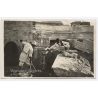 Leptis Magna / Tripolitana Italiana: Excavations at the Arch of Septimius Severus (Vintage RPPC ~1920s)