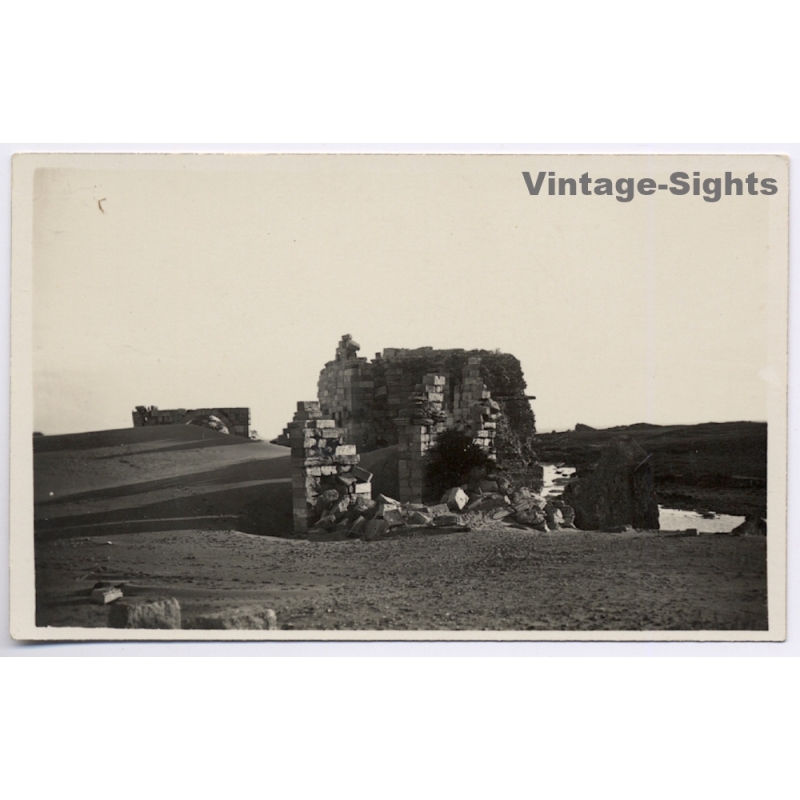 Tripolitana Italiana: Excavations at Leptis Magna (Vintage RPPC ~1920s)