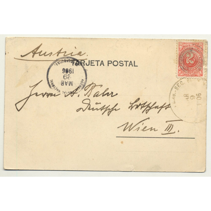 Bogotá - Columbia: Salto Del Tequendama / Tequendama Falls (Vintage Postcard 1906)