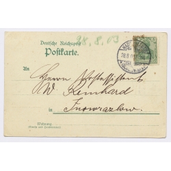 Haderslev / Denmark: Apothekerstrasse (Vintage PC 1903)