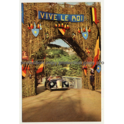 Congo / Africa: Voyage Du Roi Au Congo - Vive Le Roi (Vintage Postcard 1955)