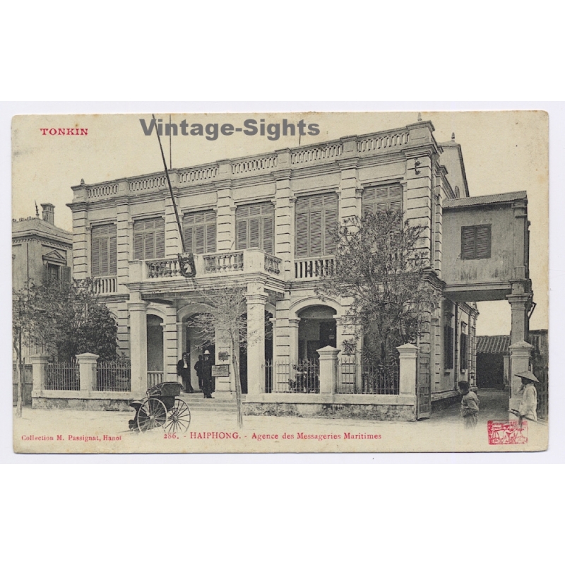 Tonkin / Vietnam: Haiphong Sea Mail Agency - Indochina (Vintage PC ~1910s)