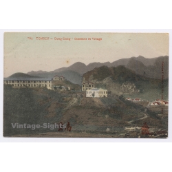 Tonkin / Vietnam: Dong-Dang - Casernes et Village (Vintage PC ~1910s)