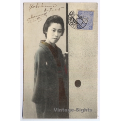 Japan: Beautiful Woman - Bijin / Meiji Era (Vintage PC 1906)