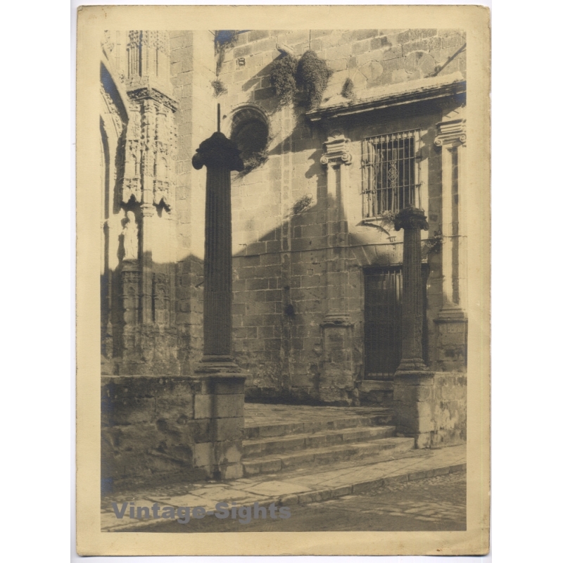 Estudio Amer Madrid: Santiago de Compostela (Vintage Photo 40x30CM Kodak BRTF 1940s)
