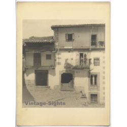 Estudio Amer Madrid: Pasarón de la Vera / Architecture (Vintage Photo 40x30CM Kodak BRTF 1940s)