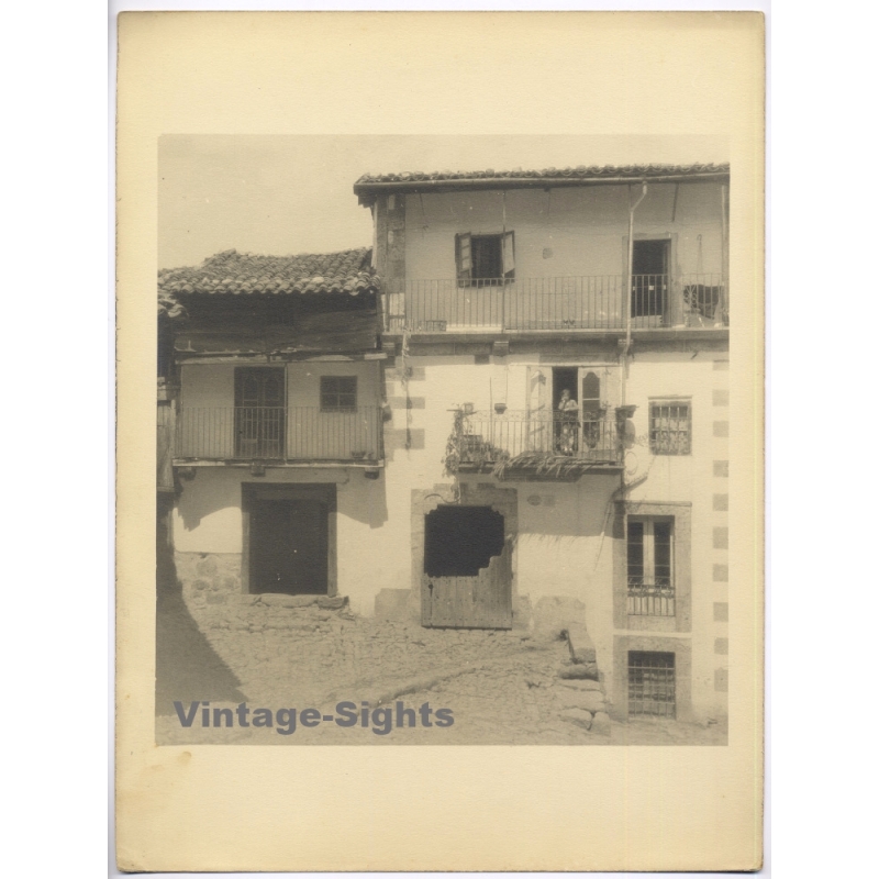Estudio Amer Madrid: Pasarón de la Vera / Architecture (Vintage Photo 40x30CM Kodak BRTF 1940s)