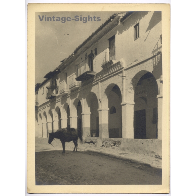 Estudio Amer Madrid: Guadalupe Extramadura Architecture (Vintage Photo 40x30CM Kodak BRTF 1940s)