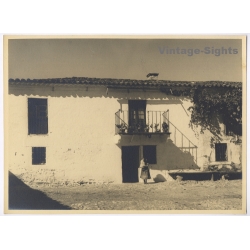 Estudio Amer Madrid: Valverde de la Vera Extremadura (Vintage Photo 38x28CM Kodak BRTF 1940s)