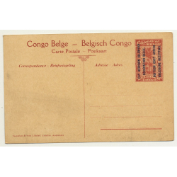 East Africain Allemande 35: Vers Biaramulo - Traversée de la Ruwuwu (Vintage Postal Stationery)