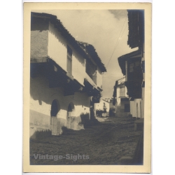 Estudio Amer Madrid: Candelario Salamanca Historic Alley (Vintage Photo 40x30CM Kodak BRTF 1940s)
