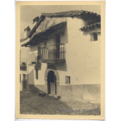 Estudio Amer Madrid: Candelario Salamanca Vernacular Architecture (Vintage Photo 40x30CM Kodak BRTF 1940s)