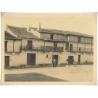 Estudio Amer Madrid: Plaza Mayor Riaza Segovia Architecture (Vintage Photo 40x30CM Kodak BRTF 1940s)