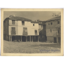 Estudio Amer: La Alberca Salamanca Plaza Mayor (Vintage Photo 40x30CM Kodak BRTF 1940s)